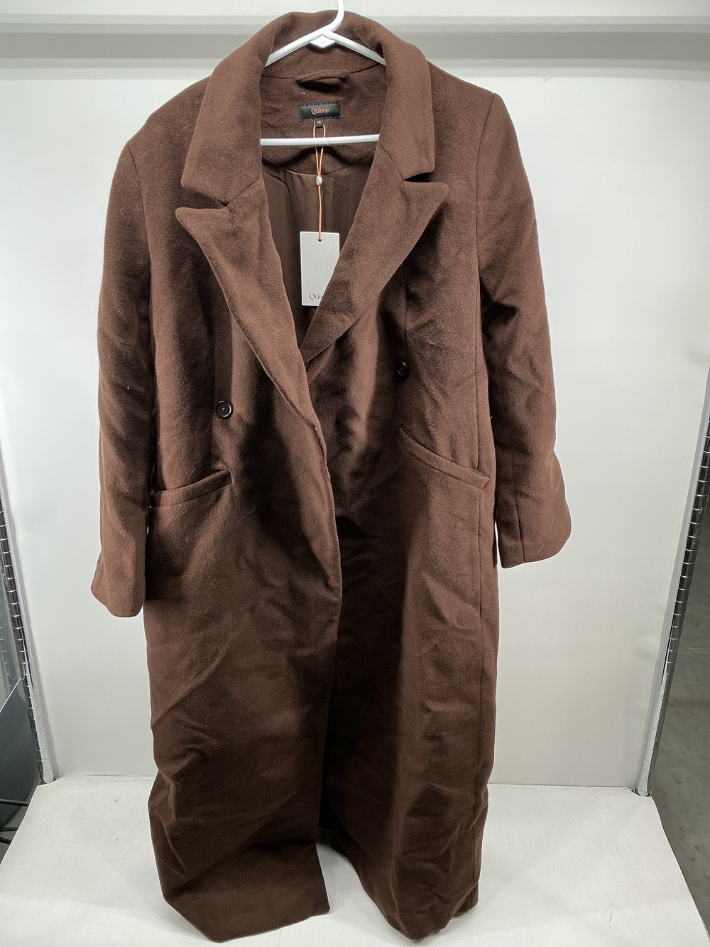 Wool Cashmere Tailored Long Coat